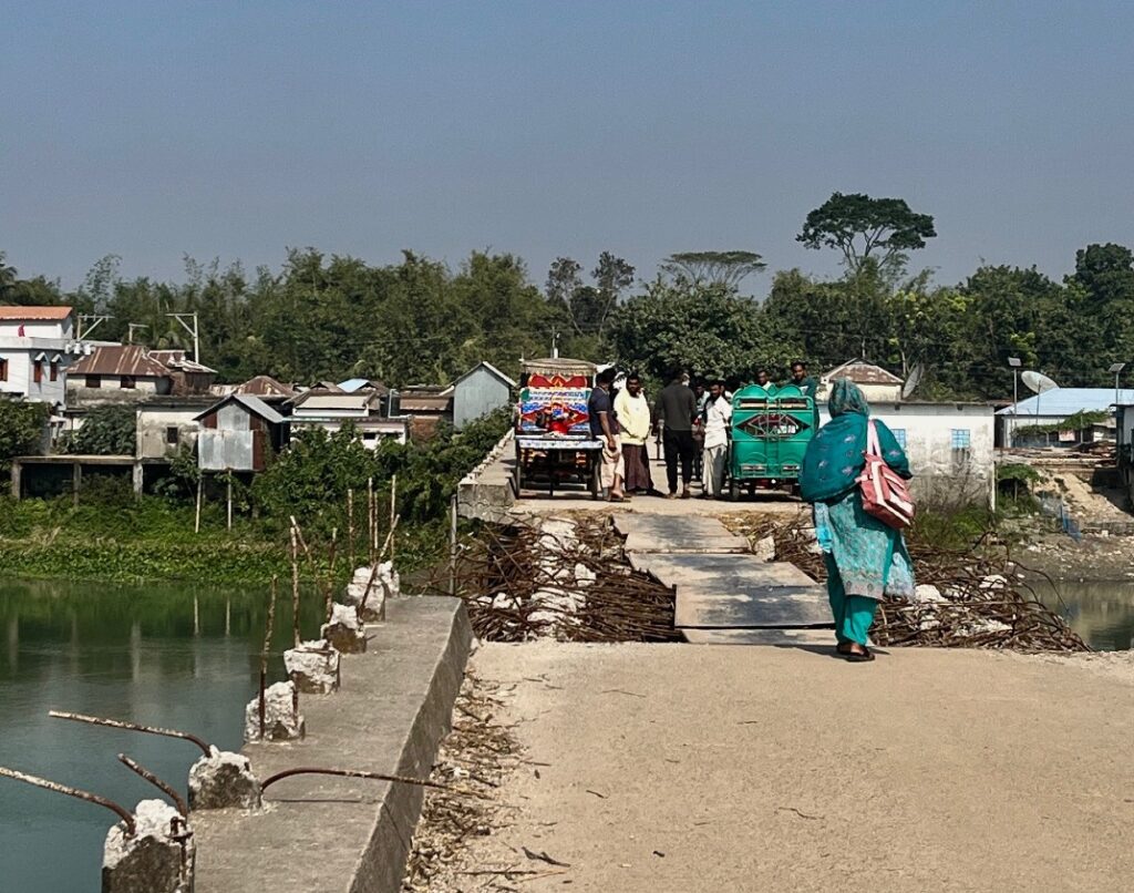 Broken bridge Bangladesh